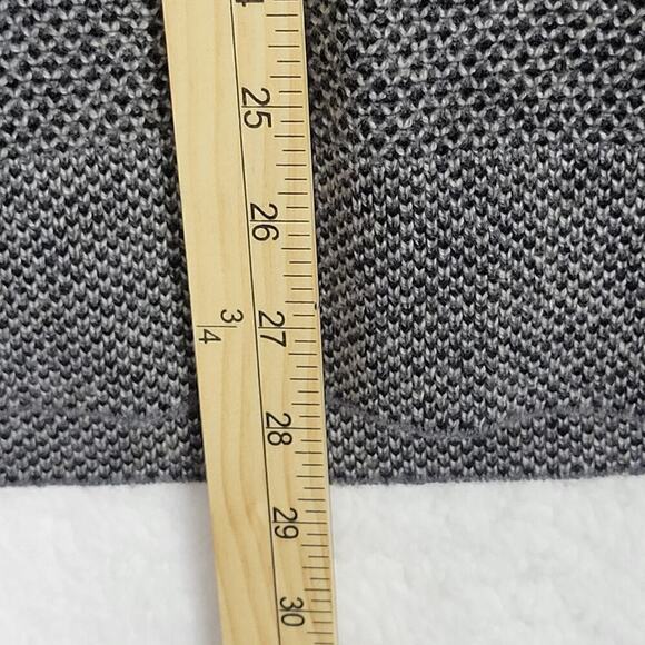 NWT Mens Black Crew Neck Knit Sweater- Sz L Cashmere Wool Blend Layering - Picture 6 of 9